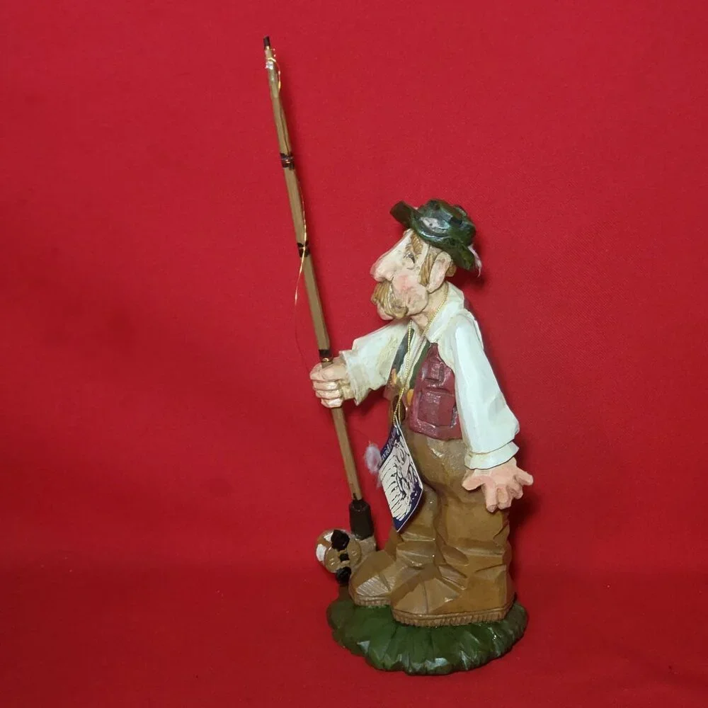 Vintage David Frykman Fishing Legend Figurine 2004
